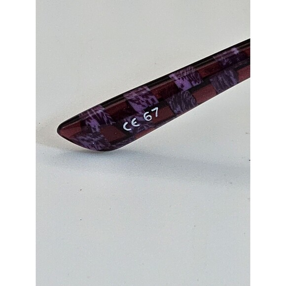 KENSIE Texture Purple 50/17/135 Eyeglasses Frame Womens Clear Lenses New - Picture 5 of 11